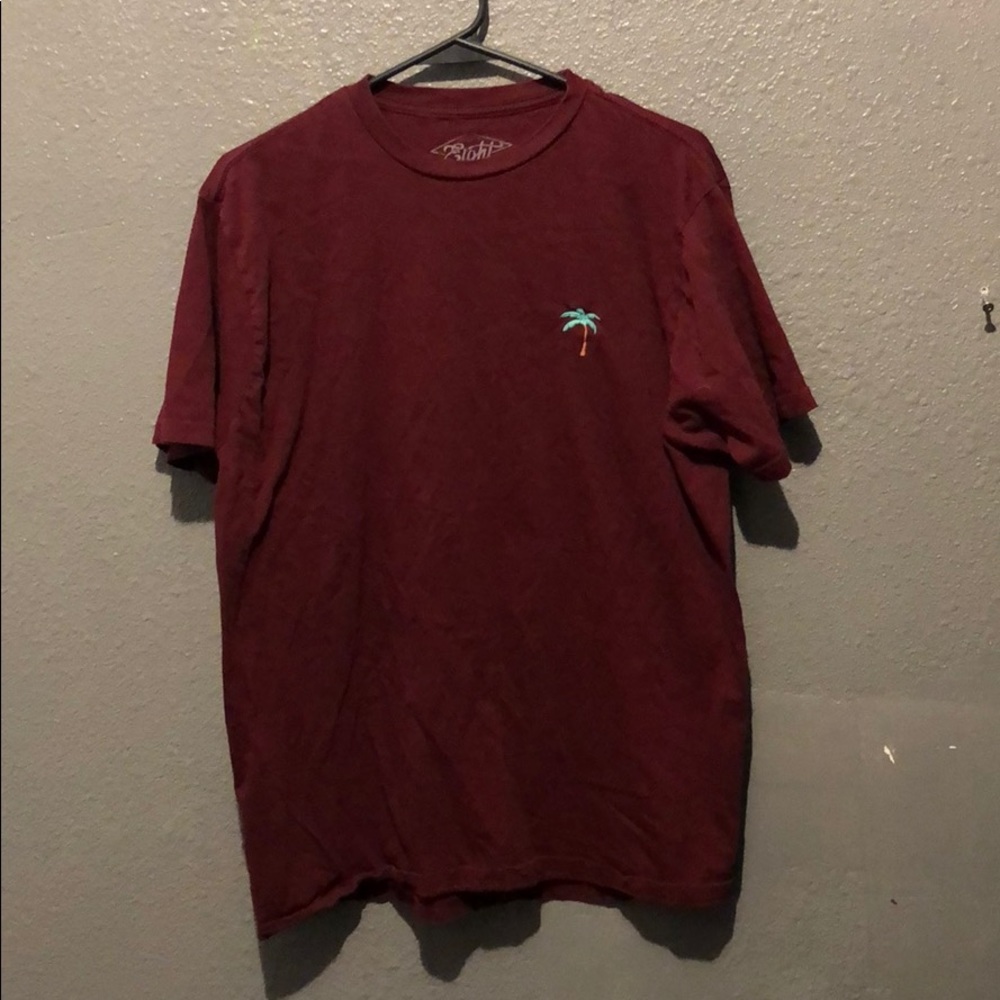 Burgundy shirt